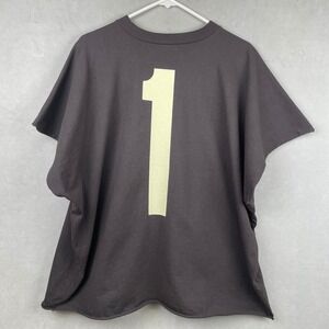 Yeezy YZY Gosha One Box Tee Shirt Black Vultures Kanye West Size 2 M/L Oversized